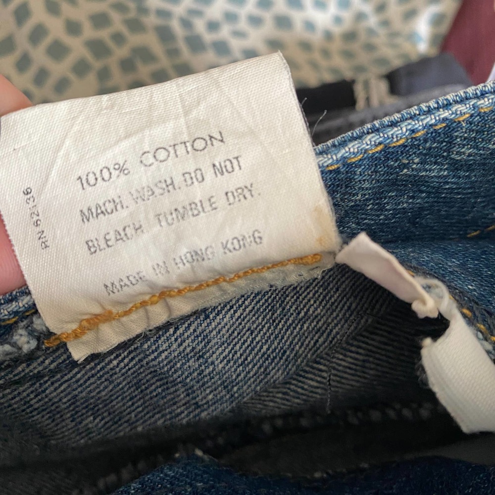 Vintage 80's Gasoline Mom Button Fly Jeans Sz 11 Jr - Picture 9 of 10